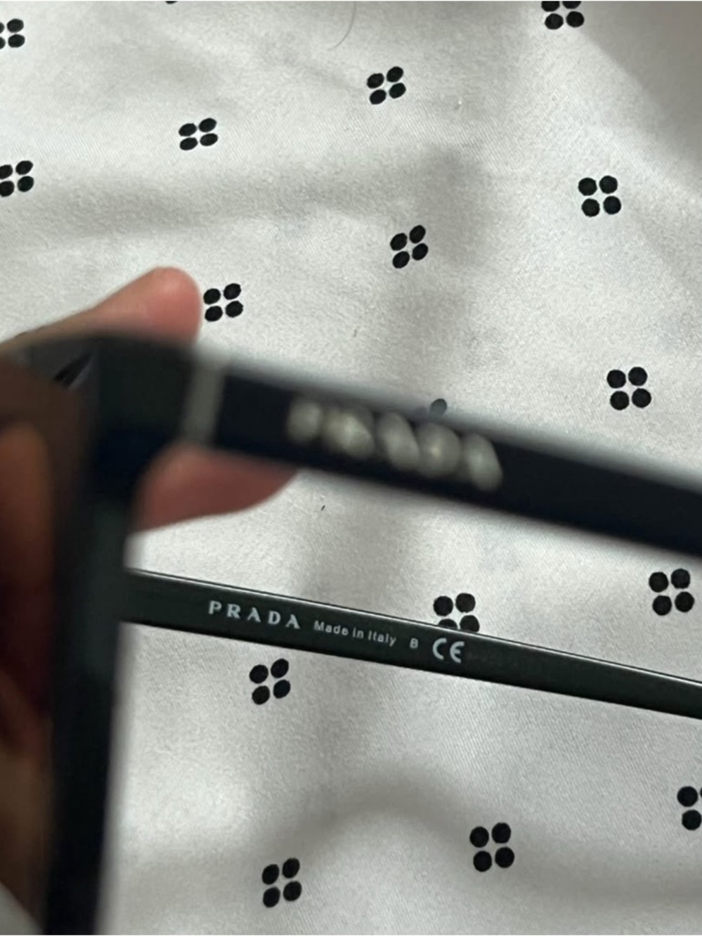Prada Black Cat-Eye Sunglasses with Brown Lenses - Picture 6 of 10